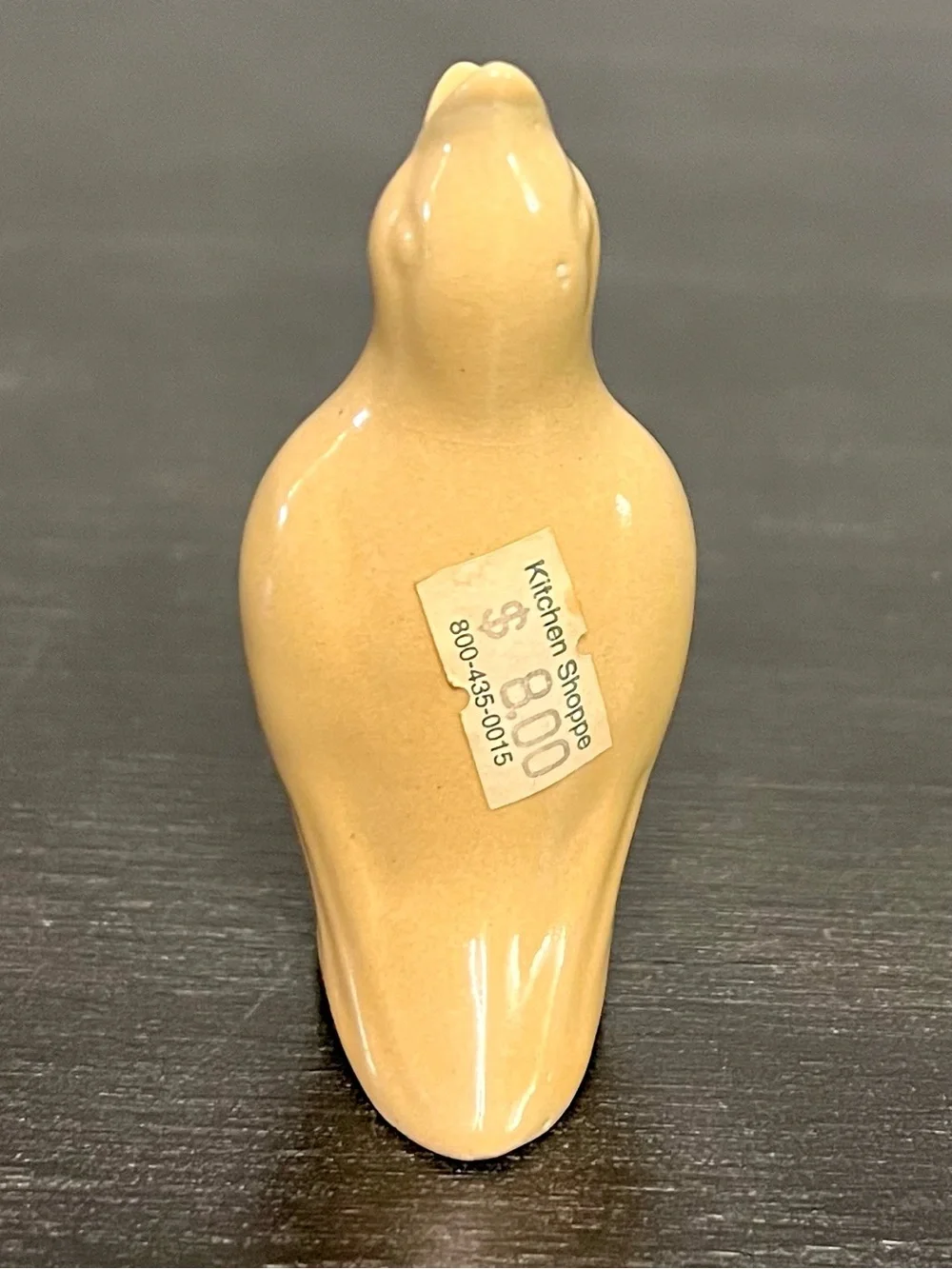 VTG Ceramic Cream Pie Bird Vent Funnel Farmhouse Retro 3.5” Original Sticker